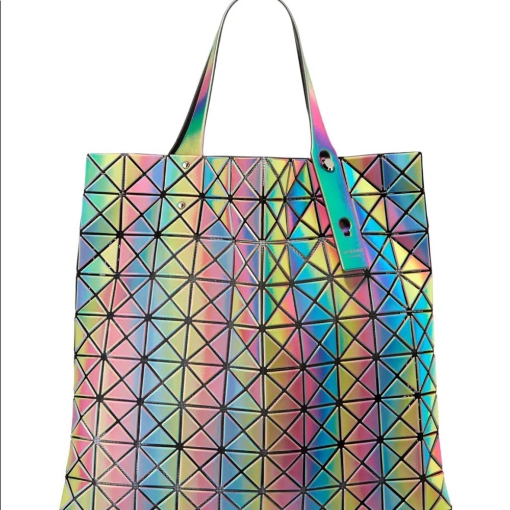 bao bao issey miyake rainbow tote bag limited edition